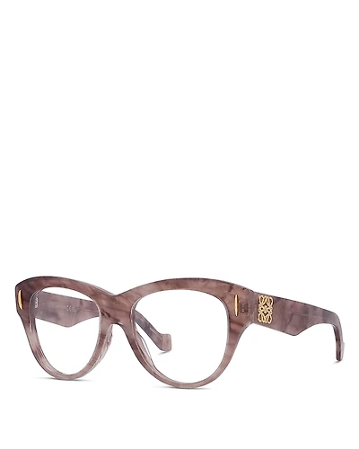 Loewe Anagram Round Eyeglasses, 52mm