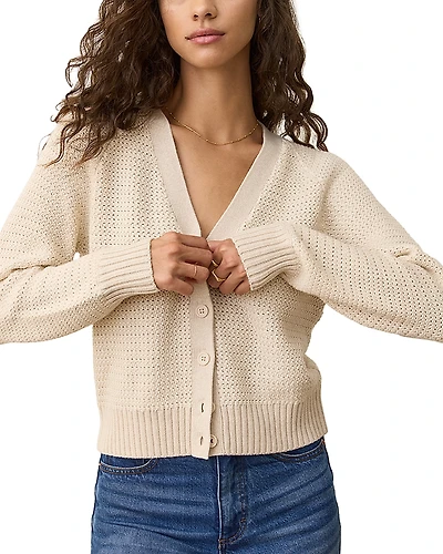 Marine Layer Robin Textured Cardigan Sweater