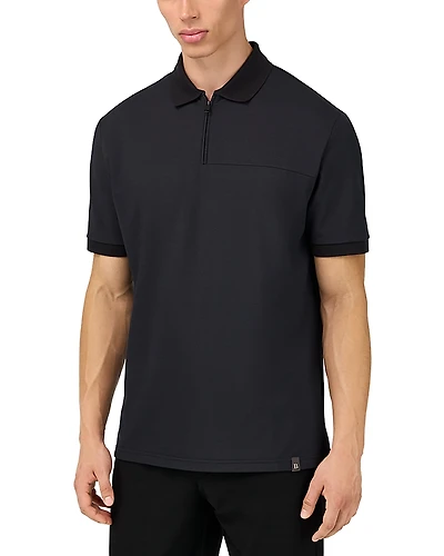 Boggi Milano Cool Jade Half Zip Polo Shirt