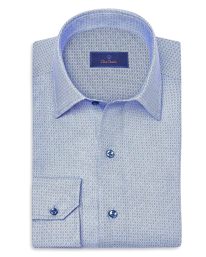 David Donahue Printed Sport Shirt