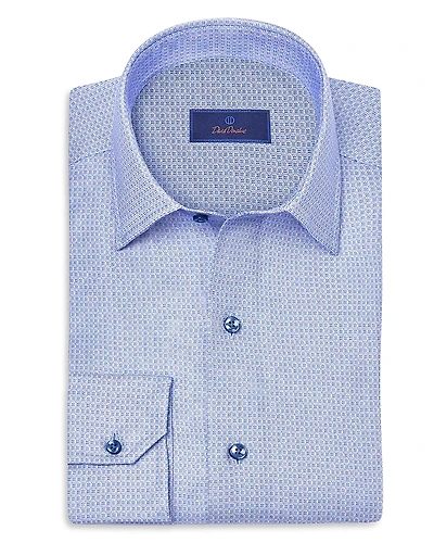 David Donahue Printed Sport Shirt
