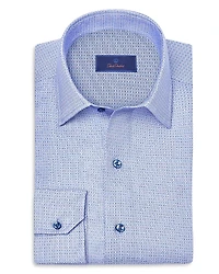 David Donahue Printed Sport Shirt