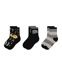 Deux par Boys' 3-Pack Knit Socks - Little Kid, Big Kid