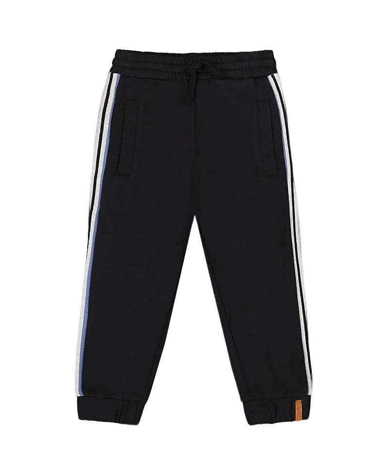 Deux par Boys' Fleece Sweatpants with Side Stripes - Little Kid, Big Kid