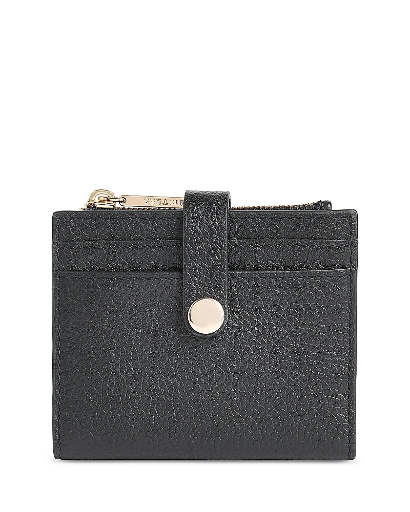Whistles Danni Tab Detail Leather Compact Wallet