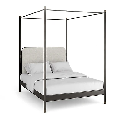 Caracole Campaign Bed with Canopy, Queen