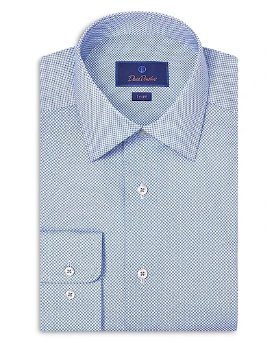 David Donahue Slim Fit Printed Dress Shirt
