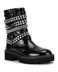 Kurt Geiger London Women's Strappy Studded Boots