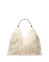 Michael Kors Nolita Faux Fur Large Hobo Bag