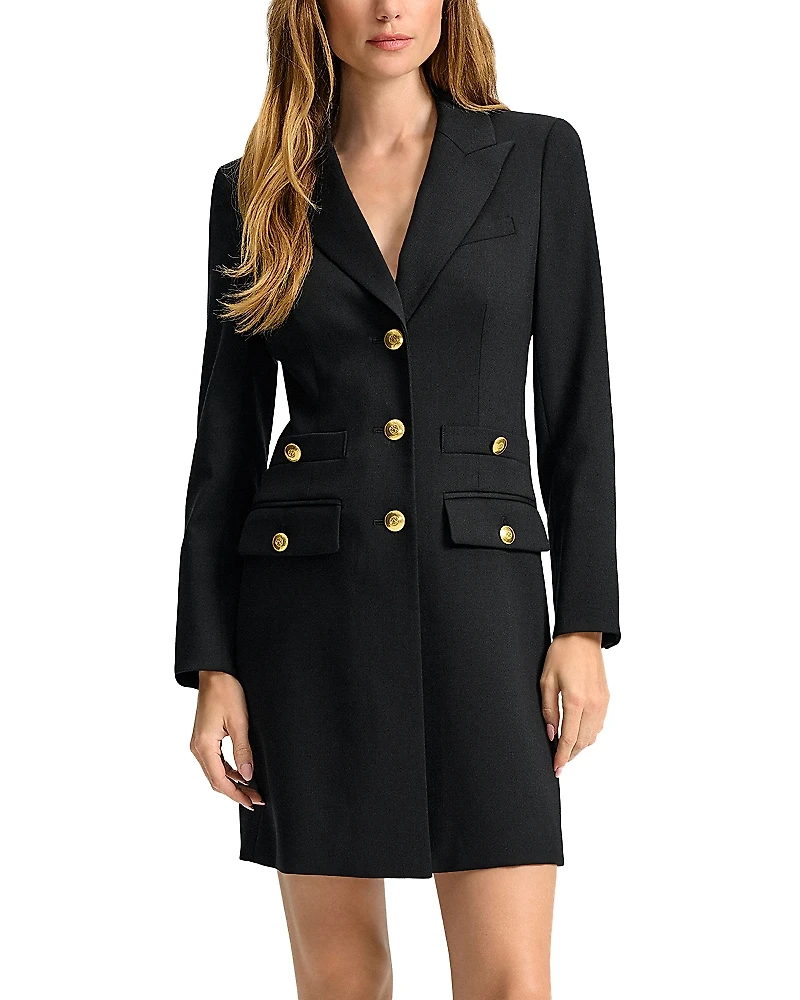 Veronica Beard Walsh Wool Blend Blazer Dress