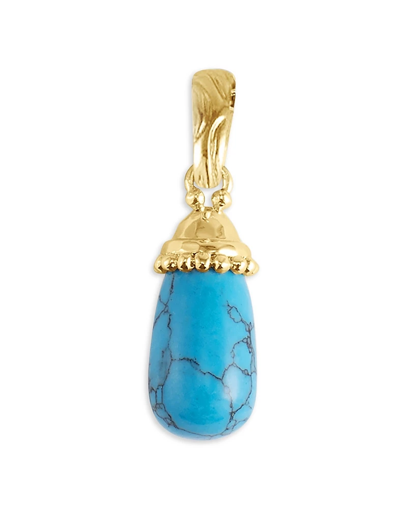 Anabel Aram Milos Small Turquoise Charm
