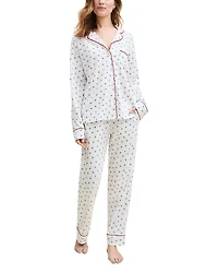 Petite Plume Mistletoe Moments Pima Pajama Set