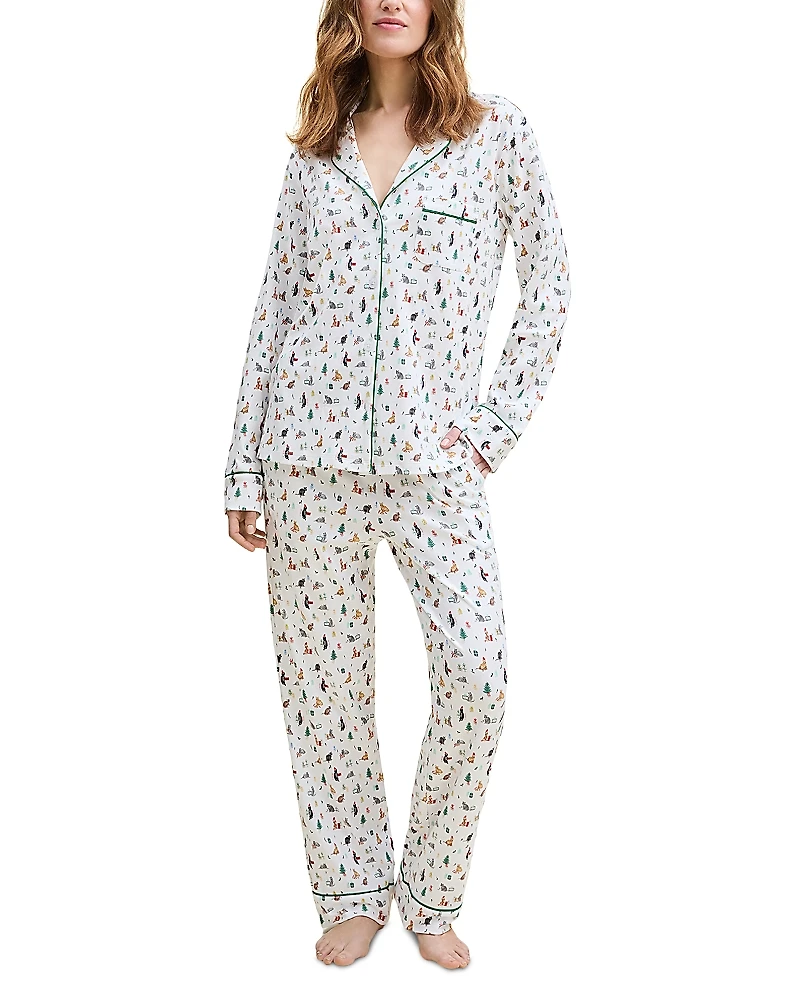 Petite Plume Merry Meow Pima Pajama Set