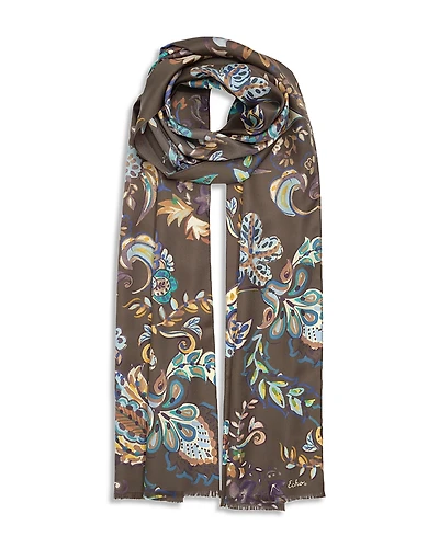 Echo Dreamy Paisley Silk Oblong Scarf