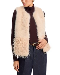 La Fee Maraboutee Edma Faux Fur Vest
