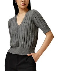 Lilysilk V-Neck Cashmere T-shirt
