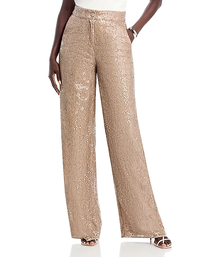 Toccin Suri Sequin Wide Leg Pants