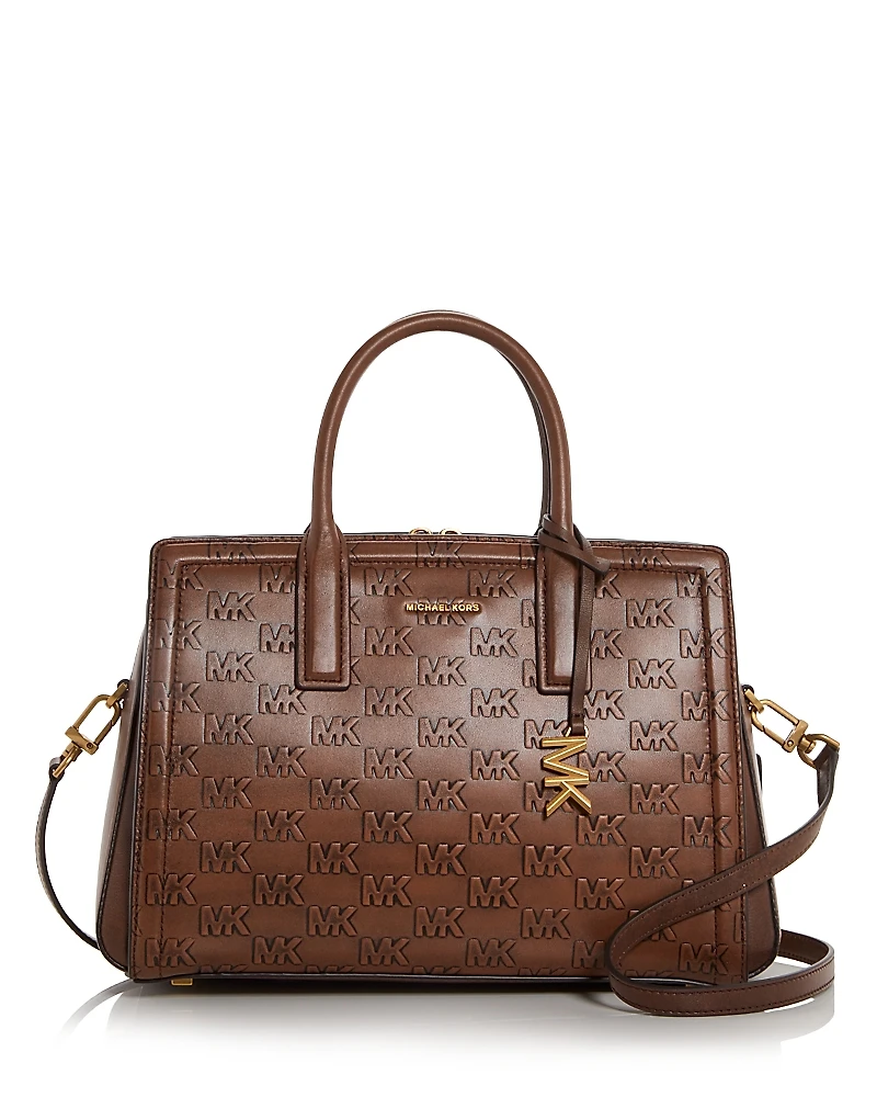 Michael Kors Laila Medium Leather Satchel