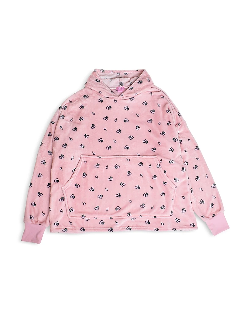 Omg Accessories Girls' Cherry Print Pullover Over