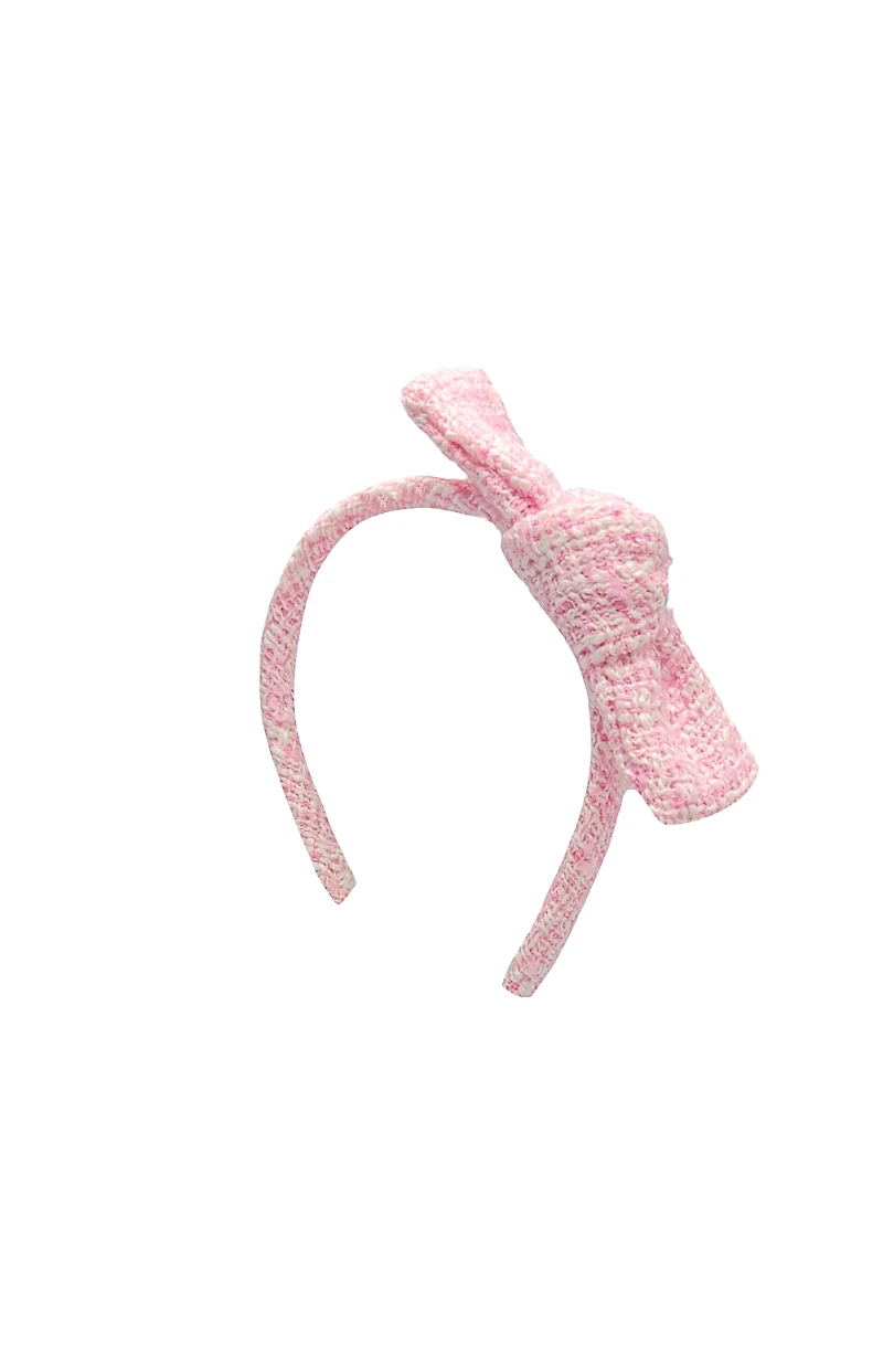 Bits & Bows Girls' Tweed Bow Headband - Little Kid, Big Kid