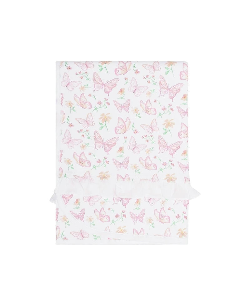 Nellapima Unisex Butterflies Print Blanket - Baby