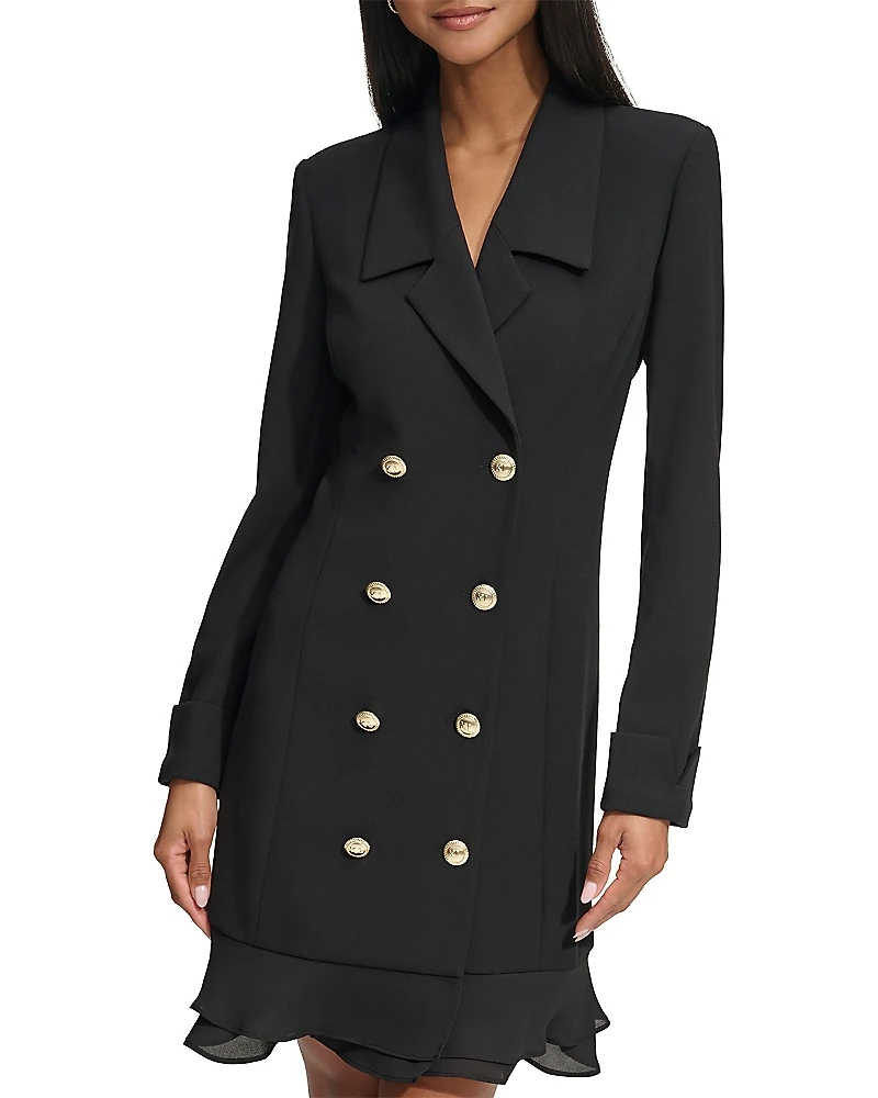 Karl Lagerfeld Paris Double Breasted Jacket Dress