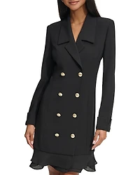 Karl Lagerfeld Paris Double Breasted Jacket Dress