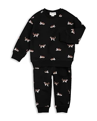 Miles The Label Boys' St. Bernard Print Sweatshirt & Joggers Set - Baby