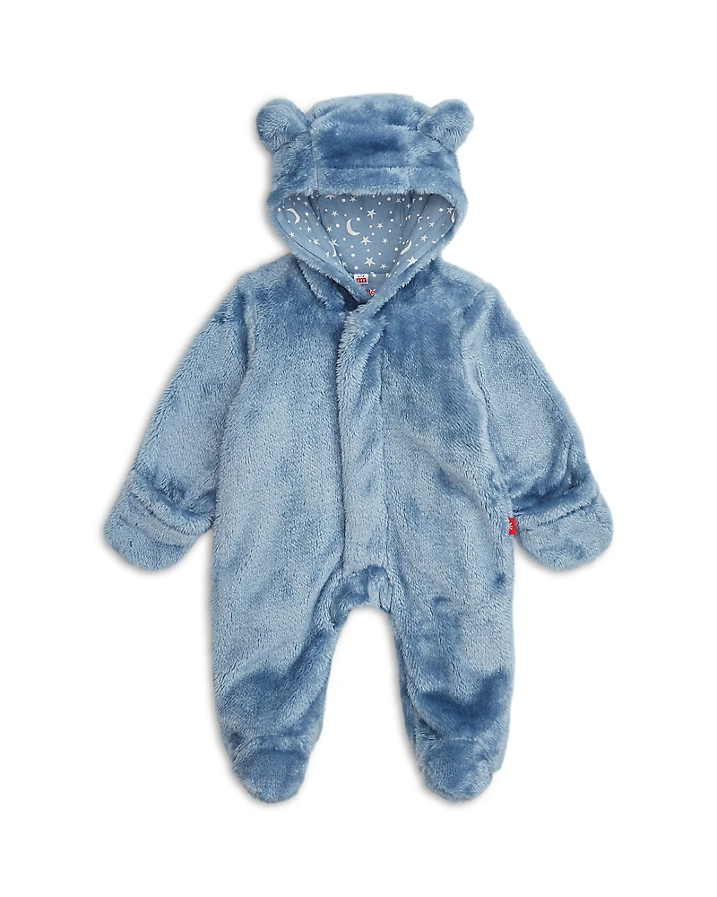 Magnetic Me Boys' Winter Sky Fleece Footie One Piece - Baby