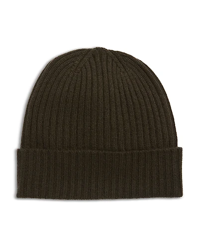 The Men's Store at Bloomingdale's Ribbed Cashmere Cuff Hat - Exclusive