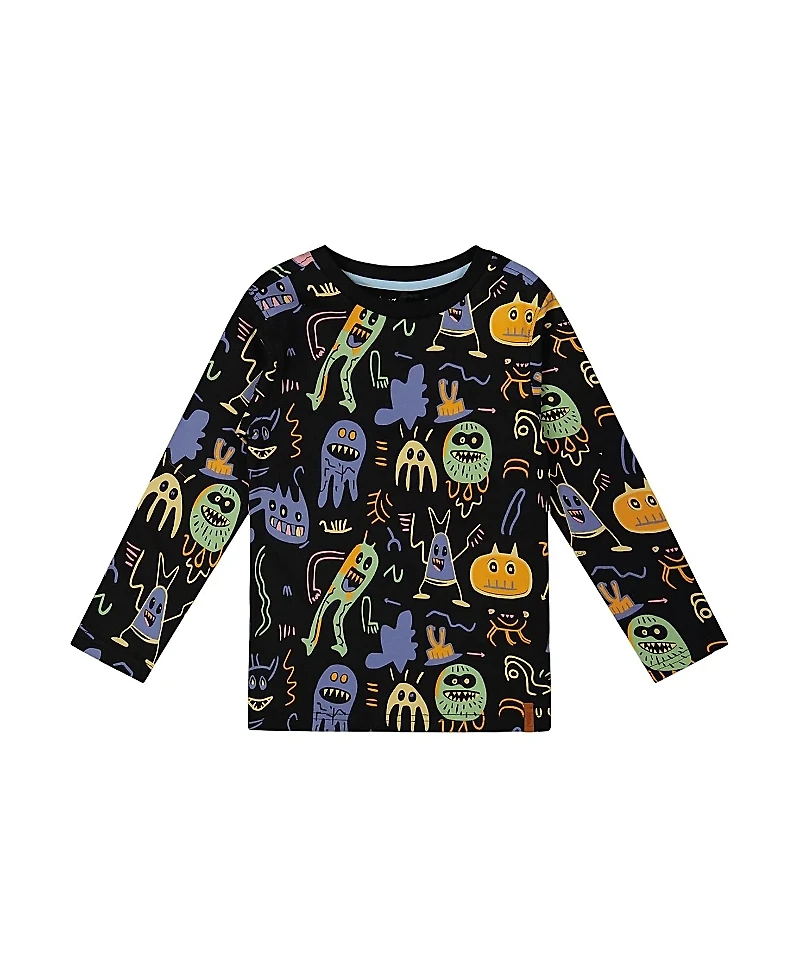 Deux par Boys' Long Sleeve Organic Cotton Tee - Little Kid