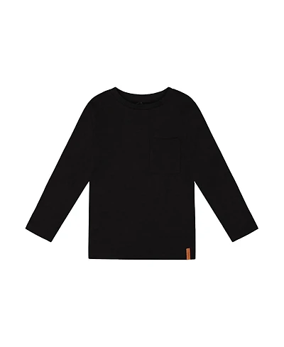 Deux par Boys' Organic Cotton Jersey Pocket T-Shirt - Little Kid