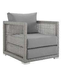 Modway Aura Rattan Outdoor Patio Armchair