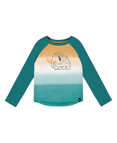 Deux par Boys' Organic Cotton Jersey Raglan Sleeve T-Shirt - Little Kid, Big Kid