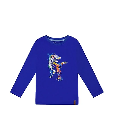 Deux par Boys' Long Sleeve Jersey Tee - Little Kid