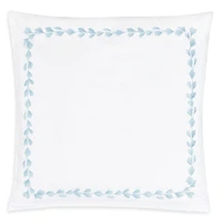 Christian Fischbacher Foglia Embroidered Sateen Sham, Euro