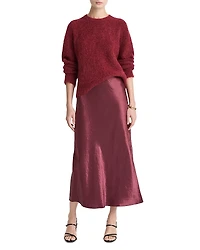 Vince Side Slit Slip Skirt