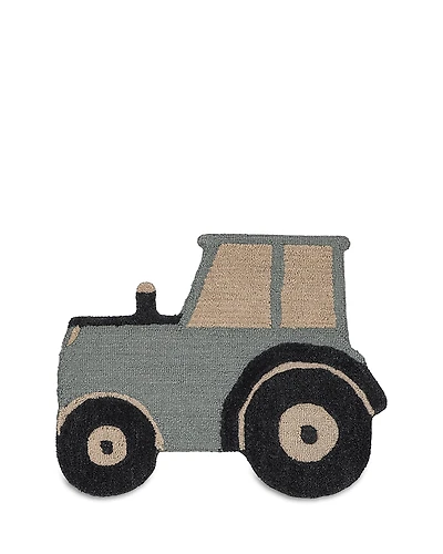 Crane Baby Charlie Farmhouse Tractor Wool Rug