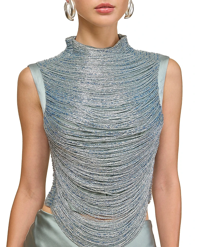 Cult Gaia Embellished Top