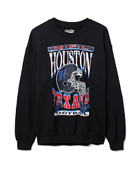 Junk Food Clothing Unisex Nfl Houston Texans Helmet Flea Market Crew Fleece