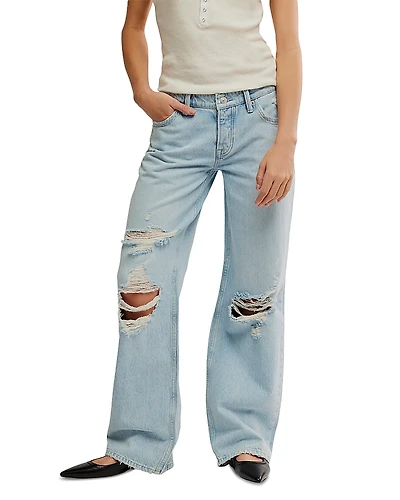 Free People We The Tennessee Low Rise Boyfriend Jeans