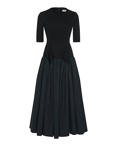 Rosetta Getty Gathered Drop Waist Dress