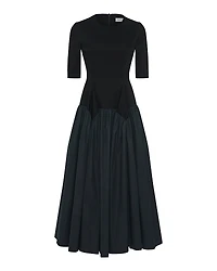 Rosetta Getty Gathered Drop Waist Dress