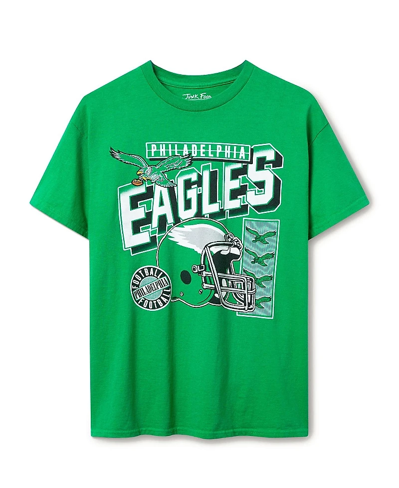Junk Food Clothing Unisex Nfl Philadelphia Eagles Checkdown Flea Market Tee