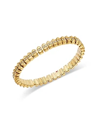 Roberto Coin 18K Yellow Gold Obelisco Diamond Flexible Bangle Bracelet