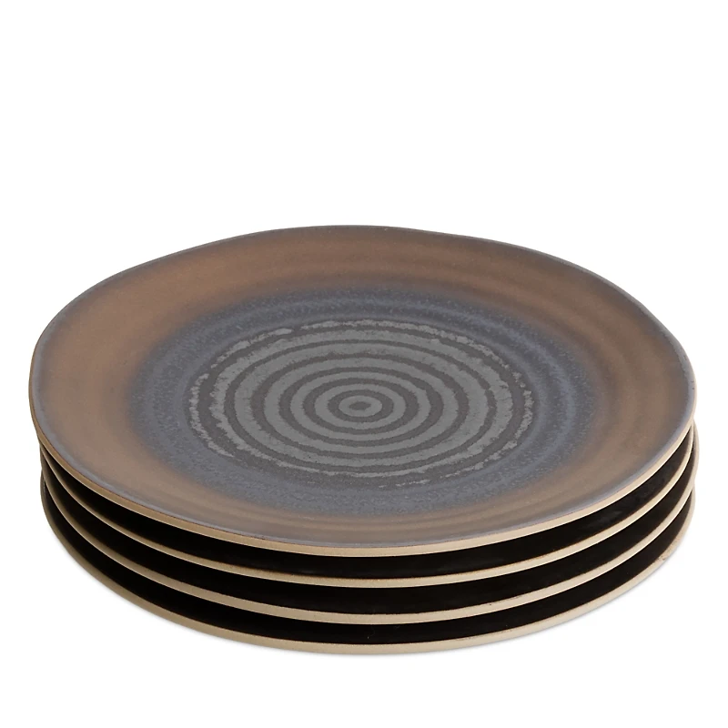 Lemieux Et Cie Akita Stoneware Salad Plates, Set of 4