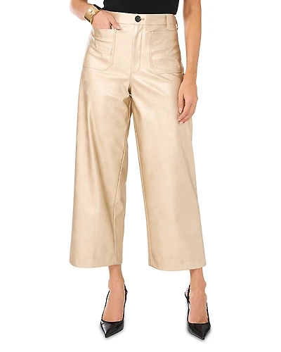 Vince Camuto Cropped Metallic Pants