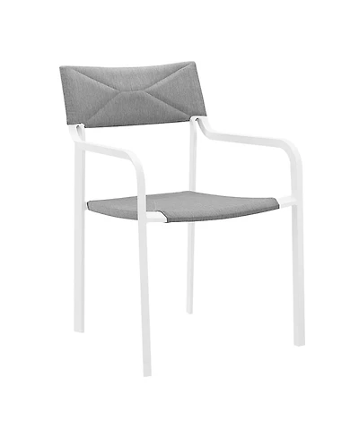 Modway Raleigh Stackable Outdoor Patio Aluminum Dining Armchair