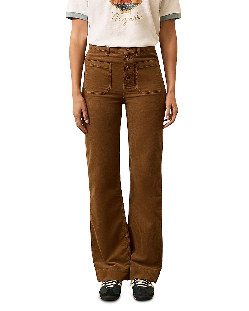 Faherty Terry Cord Patch Pocket Pants