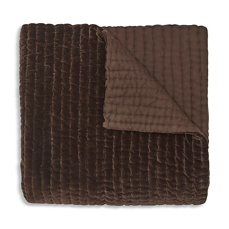 John Robshaw Velvet Quilted Coverlet